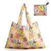 Nueva Bolsa de Compras Plegable Ecológica Bolso de Mano Satchel de Tela Oxford 210D Bolsa de Almacenamiento Gran Capacidad Bolsa de Compras para Supermercado