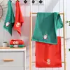 Toalha de presente de Natal atacado toalha de rosto de algodão 2 caixas de presente Papai Noel vermelho presente de Ano Novo personalizado