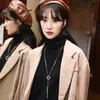 Direto da fábrica versão coreana de colar longo com franjas disco geométrico colar digital moda outono e inverno feminino acessórios versáteis