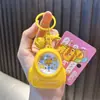 Llavero Original Autorizado Pato Amarillo Vitalidad Colgante para Mochila Estudiantil Llavero de Coche Juguete Regalo Pequeño Venta al por Mayor