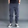 Pantalones Cargo Cónicos para Hombre Verano Delgados de Seda de Hielo para Hombre 2026 Nuevos Pantalones de Secado Rápido para Hombre Casuales Largos