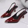 Nuevo Modelo de Verano 2026: Tacones Altos Casuales Cómodos de Moda Francesa para Mujer de Talla Grande para Usar al Aire Libre, Talla Única