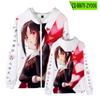 Fuente de mercancías transfronterizas Hui Night Big Miss Sudadera con capucha y cremallera para mujer con impresión 3D, abrigo, ropa de primavera y otoño para mujer