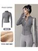 Estilo Novo de Primavera Roupa Fitness Jaqueta de Yoga para Mulheres 2026 Top Esportivo Profissional Treinamento de Pilates Corrida