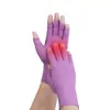 Luvas de Silicone Personalizadas com Pontos de Pressão Meio Dedo, Luvas Sem Dedos para Ciclismo com Proteção Solar, Luvas Resistentes ao Desgaste para Esportes ao Ar Livre e Fitness