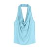 Top de tirantes Estilo Puro Deseo Cuello Halter 2026 Transfronterizo Europeo y Americano Nuevo Diseño de Chica Popular Sin Mangas Espalda Descubierta Top para Mujer