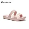 Pantuflas LUOFU para mujer para uso en casa, antideslizantes, aptas para bañarse, con doble tira, modernas y sencillas para salir