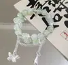 Arcoíris de verano ~ pulsera de nicho de color pequeño y fresco dopamina pulsera elástica de alta gama para mujer de verano al por mayor