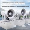 Máquina de névoa de remoção de poeira do local, pistola de névoa de proteção ambiental de alto alcance, atomizador automático de redução de poeira