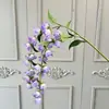 Campanilla de viento colgante de simulación Lirio del valle Boda Flores artificiales Decoración de techo de salón de bodas Flores de simulación colgantes Escaparate Decoración suave