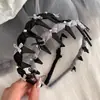 Faixa de Cabelo com Laço Estilo Ballet e Strass, Pente Invertido, para Mulheres, Lançamento 2025, Alta Qualidade, para Lavar o Rosto, com Dentes