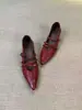 2026 Zapatos de Salón Mary Jane Nuevos Elegantes Retro Franceses con Punta Aguda Tacón Grueso de 4 cm Versátiles para Ir al Trabajo Corte Bajo