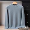 Suéter Masculino 100% Caxemira Gola Alta Meia Espessa Malha Quente Manga Longa Raglan Malharia Novo Estilo Outono e Inverno 2025