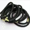 Elástico de Cabelo Básico com Fivela de Ferro Estilo Coreano, Presilha de Cabelo de Metal com Capa de Couro, Elástico de Cabelo Simples DIY