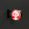 Mini brinquedo luminoso modelo Tirano adesivo magnético de geladeira para chá placa de caixa de luz loja de conveniência café estilo americano miniatura