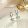 Pendientes de Borla Estrella Mariposa Atmosféricos para Mujer, Versátiles que Favorecen el Rostro, Pendientes de Accesorios Yiwu al por Mayor, Plata de Ley 925