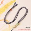 Colgante de estilo étnico hecho a mano con cuerda de jade, colgante de jade, collar de cera de abeja dorada, cordón de esmalte Wenwan al por mayor