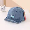 Chapéu de cowboy novo para bebê Primavera e Outono estilo coreano estilo western aba macia para bebê boné de pico viagem de primavera estilo côncavo boné de beisebol
