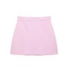 Primavera 2026 Nueva Chaqueta de Punto y Falda Corta de Manga Corta para Mujer, Sencilla, Moderna y Versátil 1822022 1822023