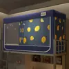 Cortina de Cama Mosquitero Dormitorio Oscurecimiento Cama Superior Integrada Cama Inferior Universal Dormitorio de Estudiantes Universitarios Cortina de Cama Esencial Cerrada Todo Incluido