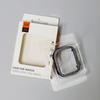 Caja de reloj universal de fábrica de origen, caja blanca naranja con ventana de puntos, caja de embalaje para reloj inteligente Apple de 49 mm