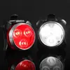 Luz de Bicicleta Meilong Carga USB Luz Trasera de Advertencia Juego de Luces Delanteras Luz de Alta Brillo Cob para Montar de Noche Luz de Bicicleta Equipo de Ciclismo