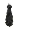 Peluca Trenza Cola de Caballo para Mujer, Cabello Realista, Cola de Caballo Baja Perezosa con Pinza de Garra, Chongo Rizado, Trenza Cola de Caballo de Peluca Natural Esponjosa
