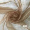 Tela de organza transparente de tres hilos con cifrado brillante, hilo duro, hilo brillante, falda abullonada, tela para decoración de bodas