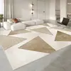 Alfombrilla Antideslizante de Lujo Tipo Crema para Sofá, Sin Lavar, para Sala de Estar, Mesita de Noche de Dormitorio, Alfombra para Mirador, Mesa de Café