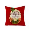 Artículos Populares de Decoración para el Hogar de Amazon 2026 Nueva Funda de Almohada Navideña Oficina Rojo Poliéster Funda de Cojín