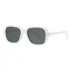 Gafas de Sol de Moda con Montura Grande, Estilo Lluvia Transfronteriza, Cuadradas, para Hombres y Mujeres, Esenciales de Aspecto Natural, Gafas de Sol para Sombrear al Aire Libre