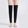 Leggings de terciopelo rodilleras cobertura de pierna larga cálido para correr bailar silicona antideslizante piernas frías viejas verano equipo de protección entrega de una pieza
