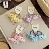 Fofa Faixa de Cabelo de Tecido Doce Infantil Nova Acessórios de Cabelo para Meninas Doces Nova Faixa de Cabeça de Alta Qualidade Elástico Corda de Cabelo