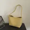 Bolso de cubo tejido de moda estilo coreano para el verano 2026, de gran capacidad, para madre e hija, versátil, de hombro y para llevar debajo del brazo