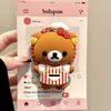 Soporte Magnético de Chef Rilakkuma a Cuadros Rojos Adecuado para Teléfonos Magsafe, Fuerte Adsorción en Escritorio, Extensible