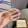 Pulseira Original Nova de Ametista Natural com Círculo Único Pulseira de Cristal com Formato de Nove Fogo Roxo Estilo Doce para Mulheres