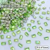 4X6Mm Largo Recto Punta Inferior Cristal Uña Portátil Decoración Decoración de Uñas Artísticas Celebridad de Internet Diamante para Uñas Artísticas Venta al por Mayor