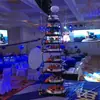 Nuevo Soporte para Pasteles de Múltiples Niveles Estilo Europeo para Banquetes de Cumpleaños, Bodas, Exhibidores de Pasteles y Postres en Tiendas, Estante de Exhibición de Combinación de Metal
