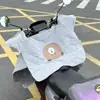 Funda Impermeable a Prueba de Viento para Patinete Eléctrico, Protección Solar de Verano, Doble Cara Impermeable, Modelo Delgado para Bicicletas Eléctricas, Yadea, Aima, Tailing, Niu, para Mujer Zb