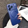Funda de teléfono magnética adecuada para iPhone 18 Promax con pintura metálica y cobertura total, funda protectora mate anticaídas para Apple 17 y 16