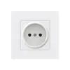 Blanco Europeo Tipo 86 Pared Eu Transfronterizo 16A Estándar Alemán Regulaciones de Exportación Interruptor Enchufe de Carga Usb+Tipo-C