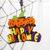 Día de Halloween Disfraces Accesorios Fieltro Calavera Fantasma Decoración Festiva Suministros Colgante Centro Comercial Ventana Calabaza Bruja Colgante