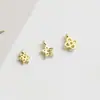 Prata Esterlina S925 Diamante de Precisão Estrela de Seis Pontas Estrela de Cinco Pontas Pingente Acessórios DIY Pulseira Colar Pingente Trevo de Quatro Folhas