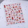 Pegatinas para Uñas con Gato Lindo en Relieve de Hierro Mn-376 Estilo Lindo Dibujos Animados Animales Suaves Lindos Serie de Colaboración Mn