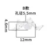 Anel Corrente Corrente Separado Contas Soltas Pulseira de Corda Trançada DIY Acessórios com Contas Prata Esterlina S925 Estilo Chinês Retro Borboleta Flor