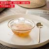 Tazón Golondrina tazón de postre tazón de sopa vajilla Tazón de Cristal borde dorado tazón de vidrio hogar oreja plateada tazón para avena