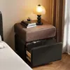 Mesa de Cabeceira Estilo Medieval Quarto de Casa Mesa de Cabeceira Novo 2025 Estilo Quente Luxo Acessível Armário Pequeno de Armazenamento de Ponta