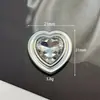 Accesorios de Aleación Incrustados con Diamantes Retro de Lujo Ligero Accesorios Cuadrados de Amor de Alta Calidad Accesorios para el Cabello DIY Oscuros Personalidad Materiales para Ropa