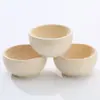Tigela de madeira multi-tamanho pintada de fábrica, enfeites infantis, brinquedos infantis criativos DIY, 38*24MM, tigela pequena de madeira maciça, atacado