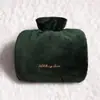Bolsa de agua caliente de peluche linda de PVC para llenar de agua, doble bolsa de agua caliente para manos, tesoro cálido, tesoro para calentar manos, bolsa para calentar el vientre, compresa caliente para el vientre